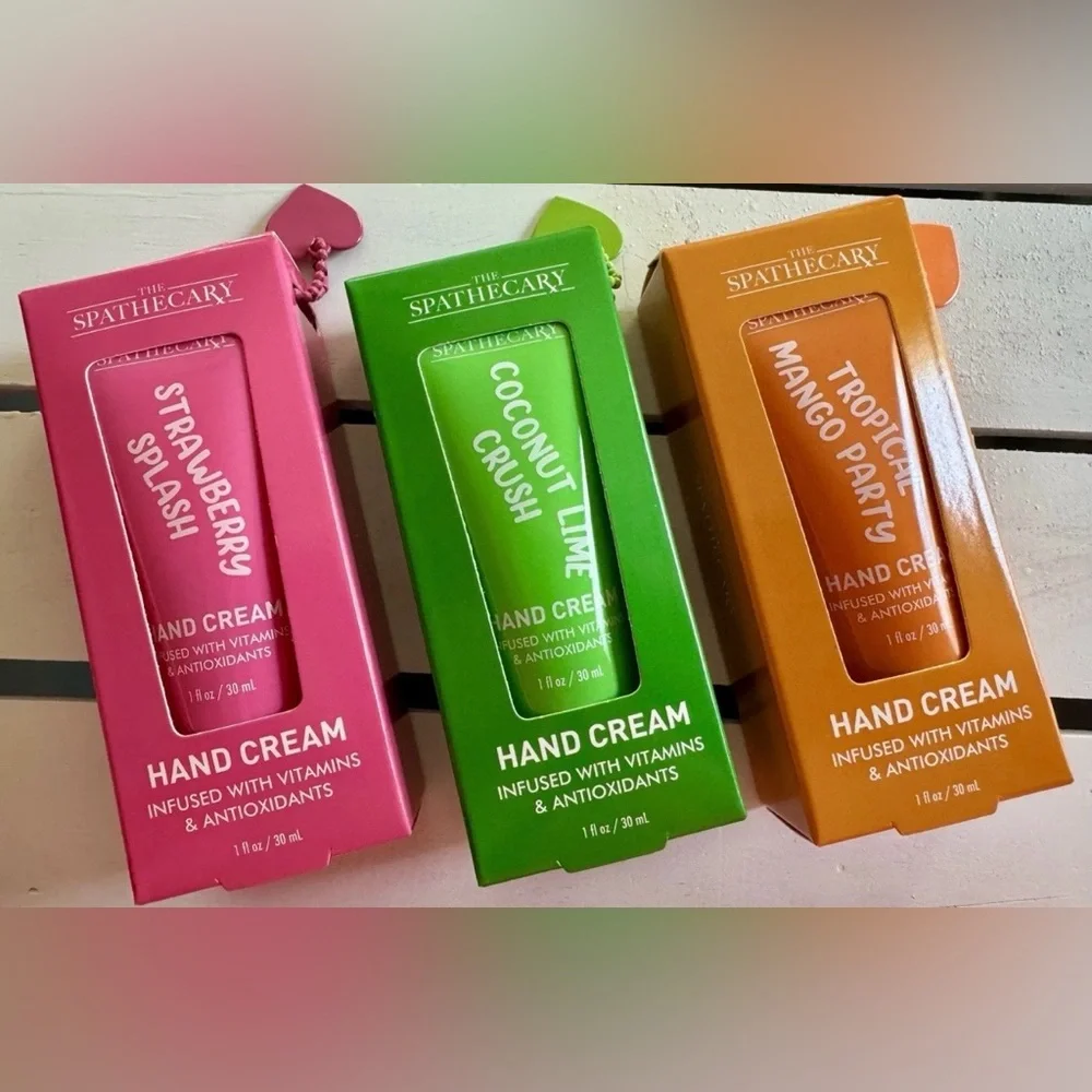 NEW lotThe Spathecary Hand Cream Trio - Strawberry, Coconut Lime, Tropical Mango - Picture 3 of 10